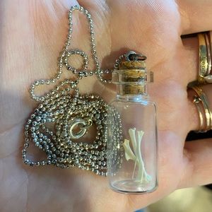 Bone jar necklace